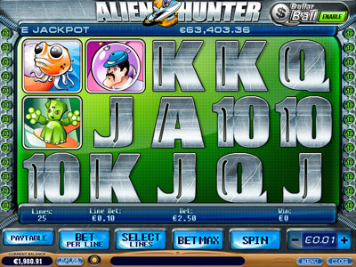 alien hunter online slot