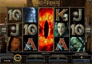 lord of the rings slot