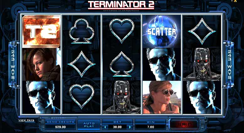 terminator 2 video slot