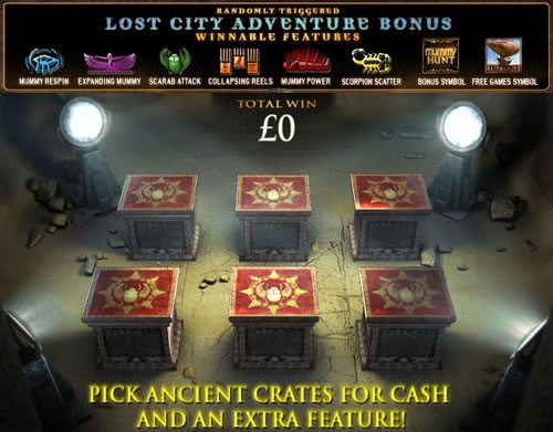 the mummy slot game bonus