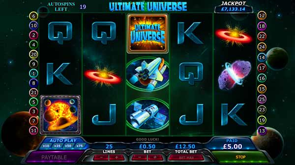 ultimate universe video slot