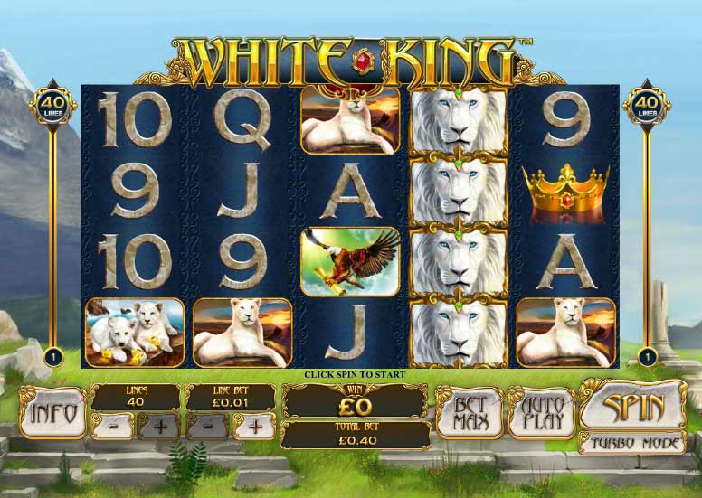 white king online slot