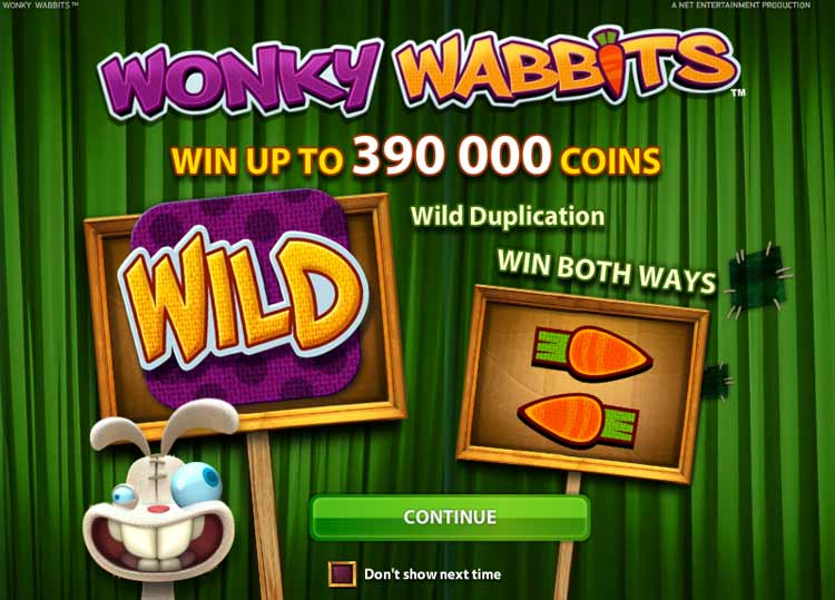 wonky wabbits bonus